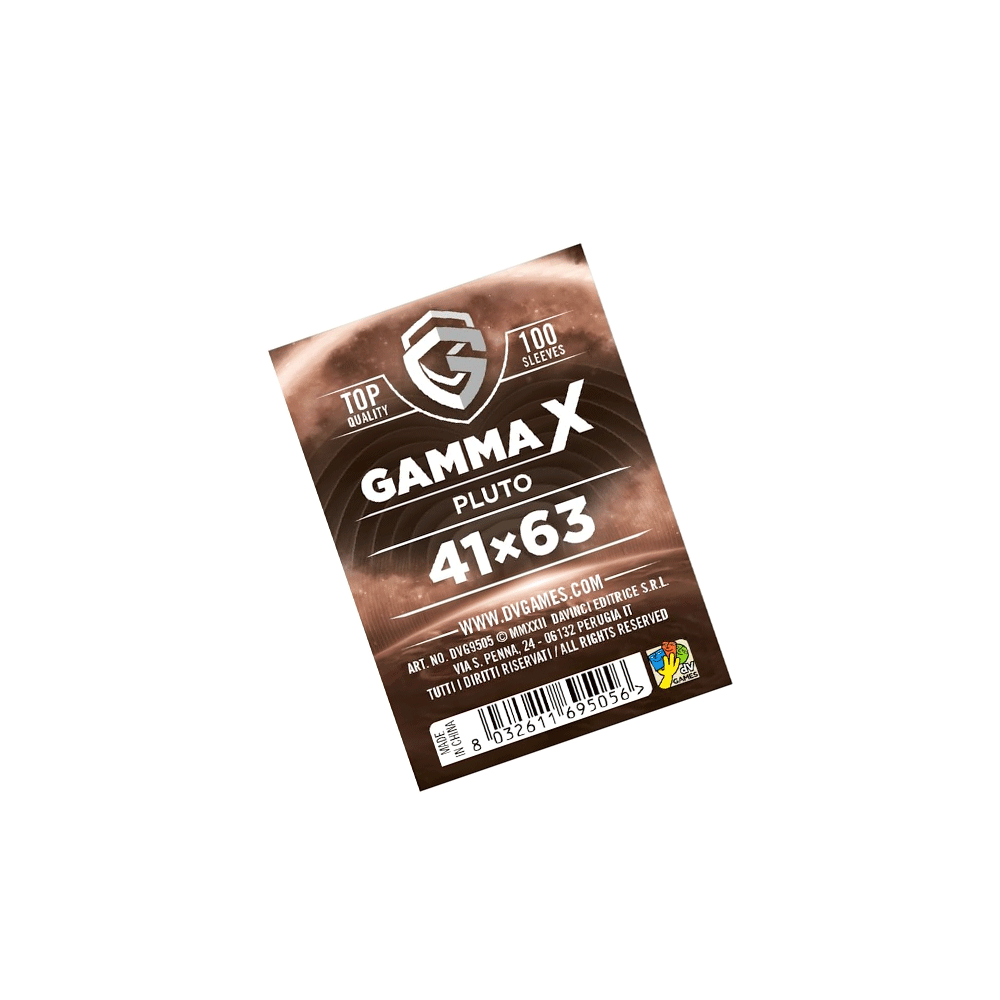 GAMMA X PLUTO 41X63mm accessori bustine protettive 100pz