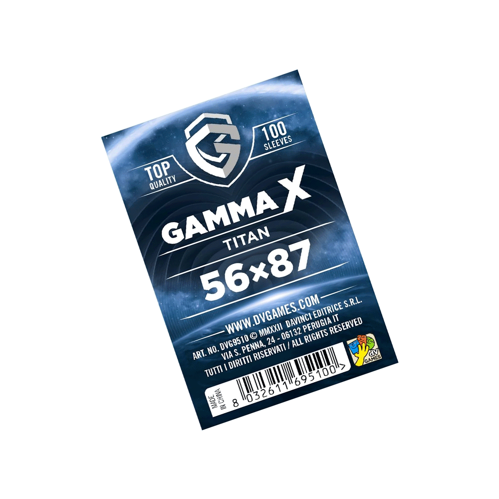 GAMMA X TITAN 56X87mm bustine protettive 100 pz