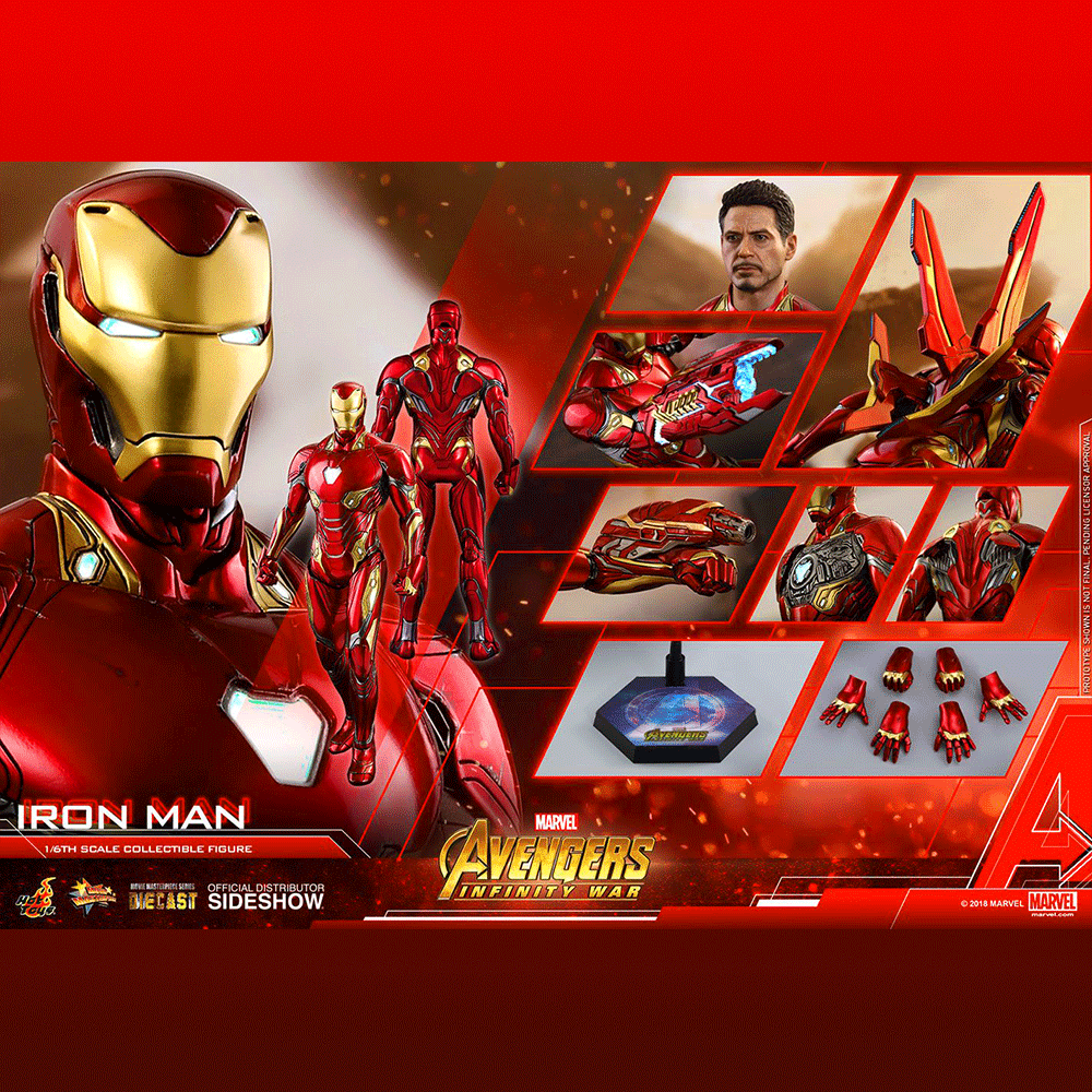Hot Toys Action Figure 1/6 Iron Man Mark 50 32cm 4897011185859