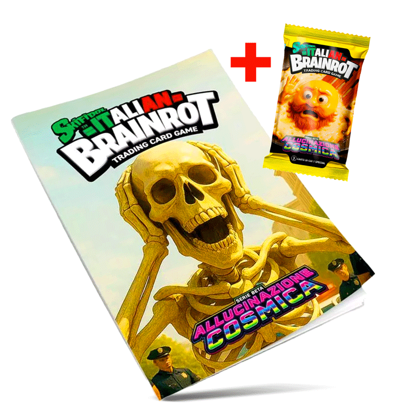 Italian Brainrot Allucinazione cosmica serie beta - Album + bustina 804470059885