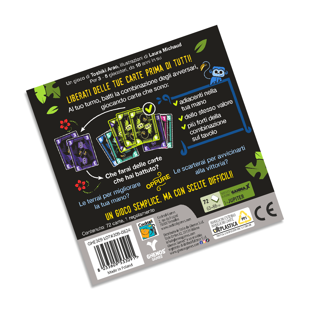Jungo Ghenos Games Carte Party Games 8033609533091