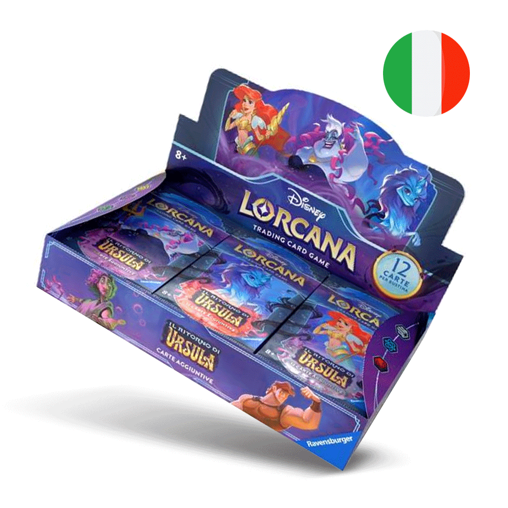 Lorcana - Quarto Capitolo Il Ritorno di Ursula - Box 24 Buste (ITA) 4050368983459