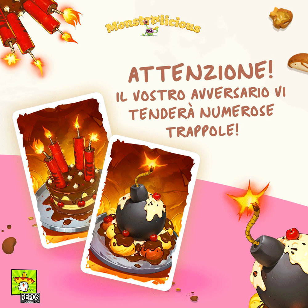 Monstrolicious Asmodee Carte Per Due 5425016927922