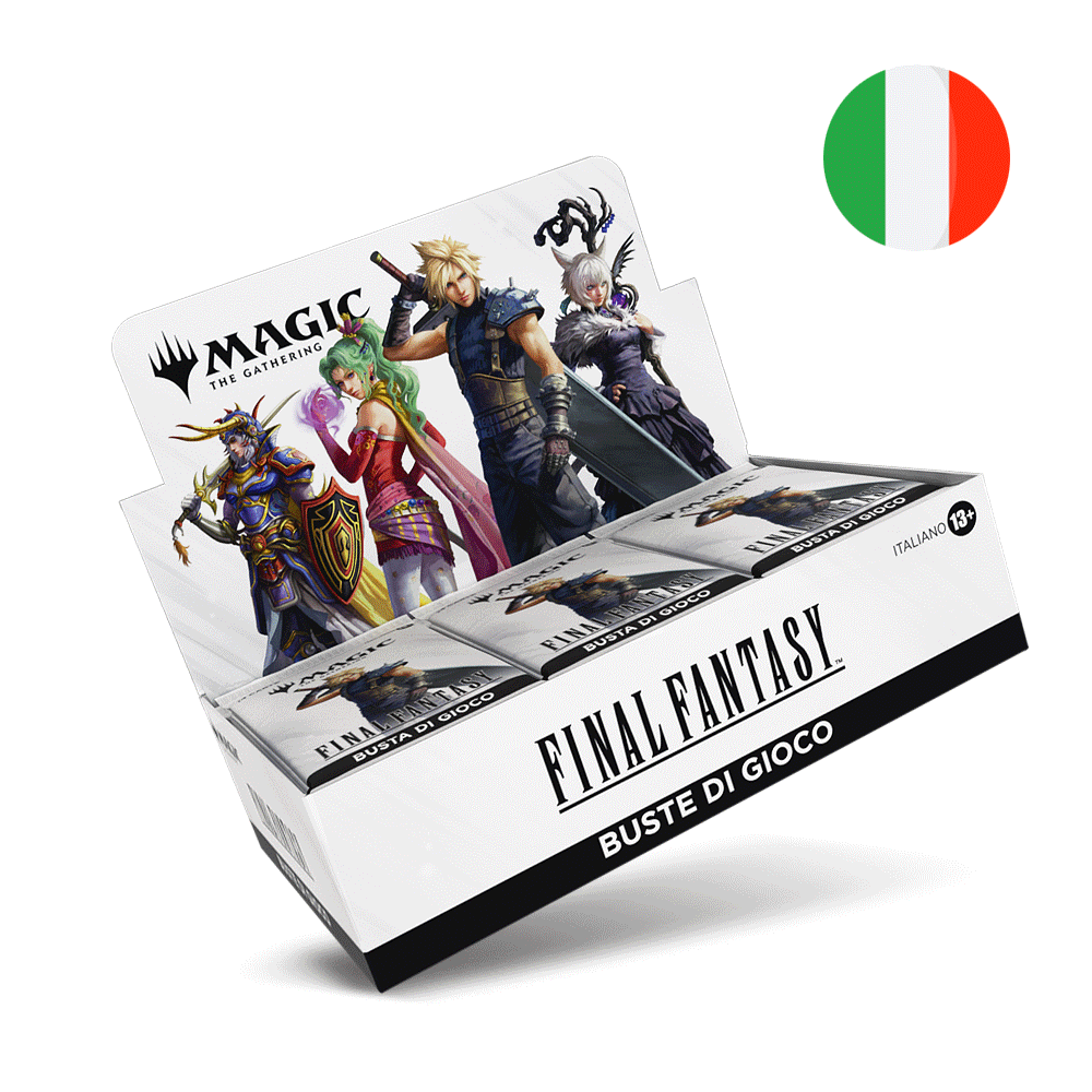 MTG Final Fantasy - Play Booster Box ITA Magic the Gathering Eroi di Arcadia MTG Final Fantasy - Play Booster Box ITA Magic the Gathering Eroi di Arcadia