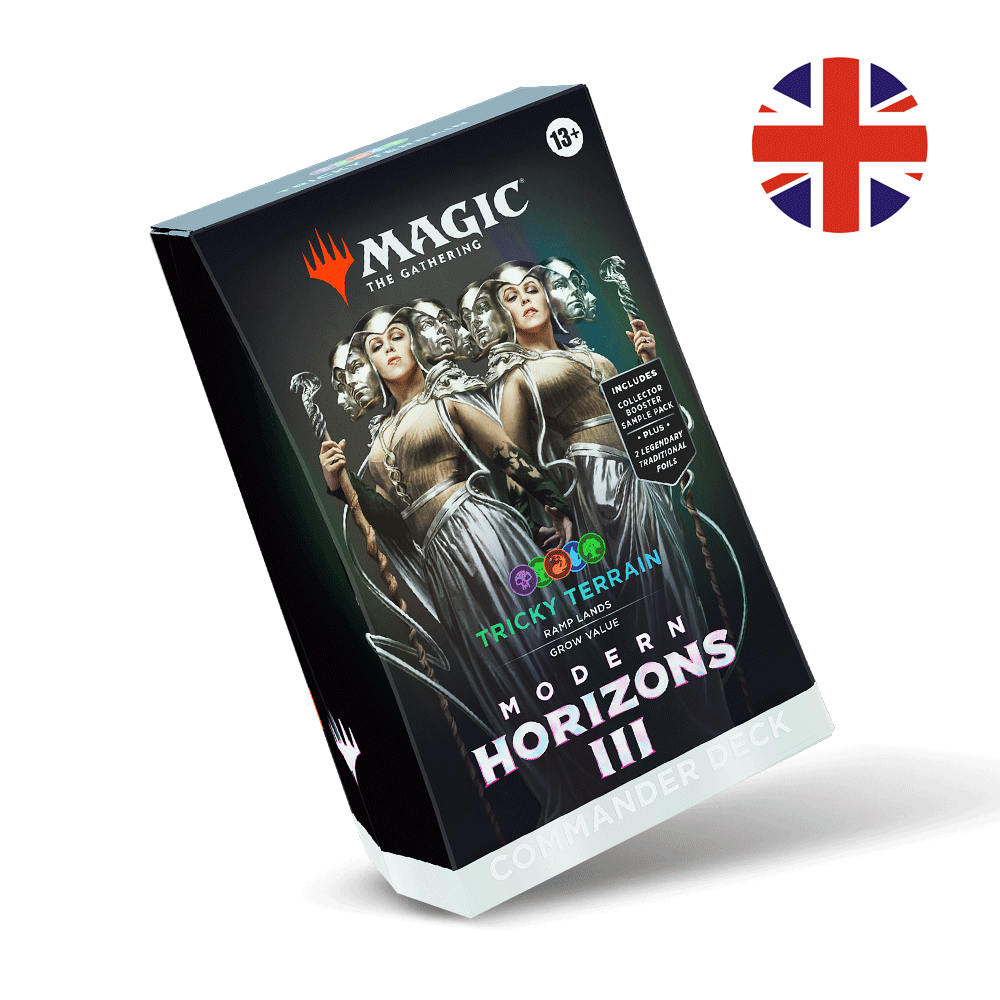 Modern Horizon 3 - Commander Deck - Tricky Terrain Magic the Gathering Eroi di Arcadia Modern Horizon 3 - Commander Deck - Tricky Terrain Magic the Gathering Eroi di Arcadia