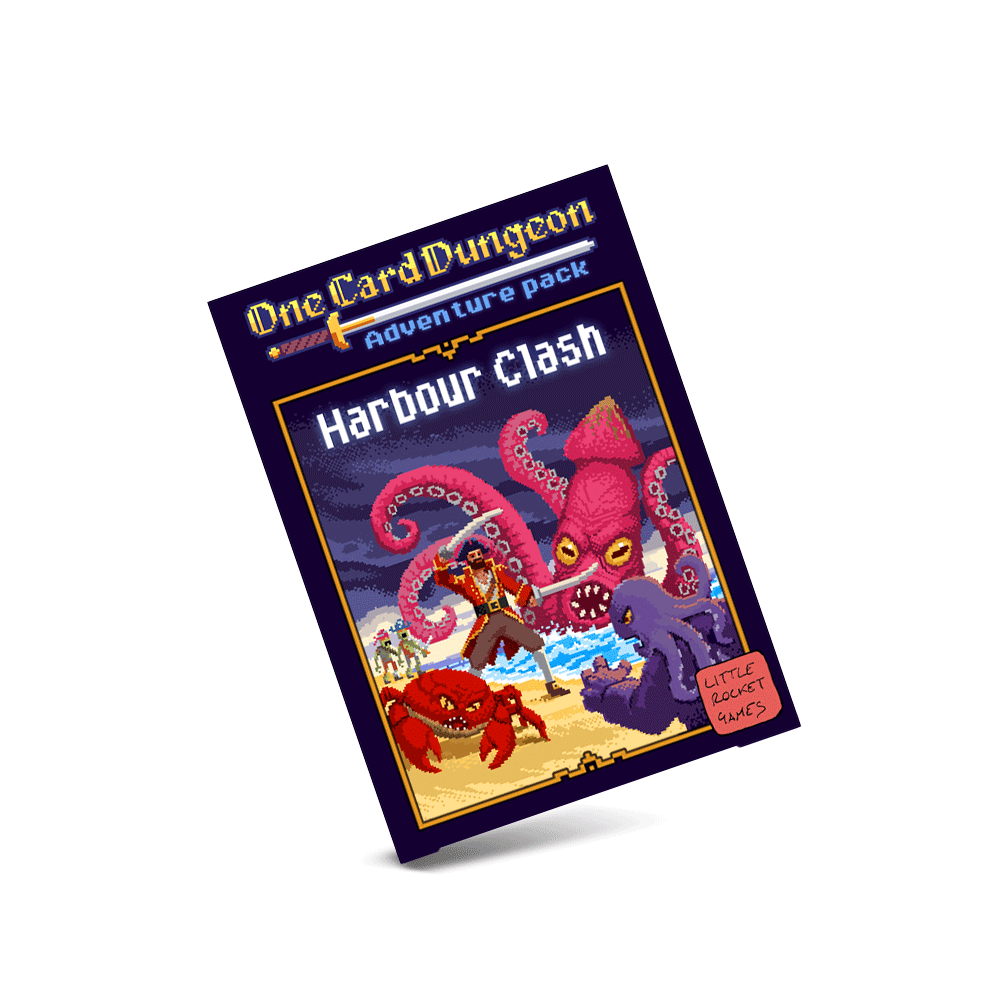 Adventure Pack: Harbour Clash - One card Dungeon Little Rocket Games Avventura Family 806812035298