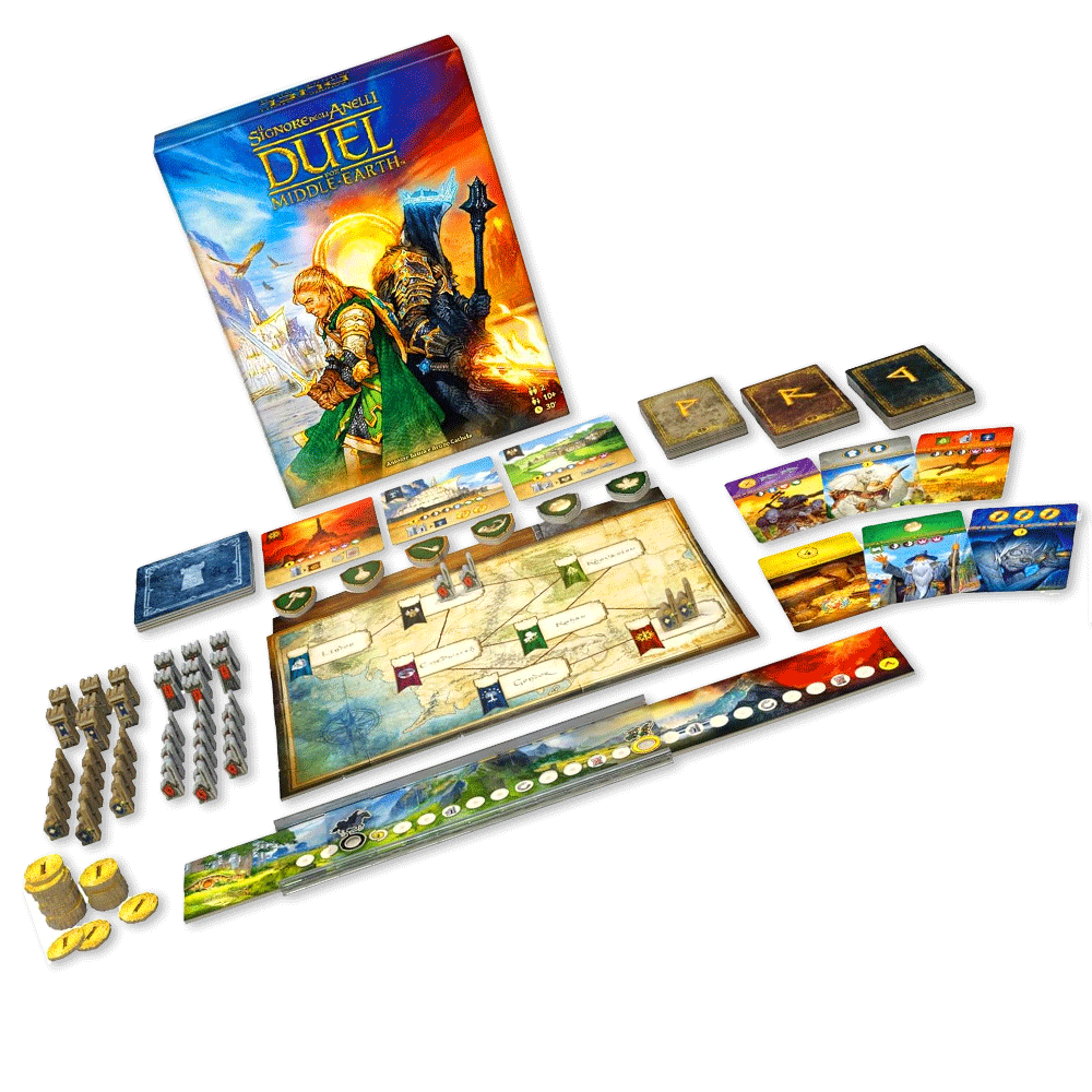 Il Signore degli Anelli: Duel for Middle-Earth Asmodee carte per due giocatori 5425016928226