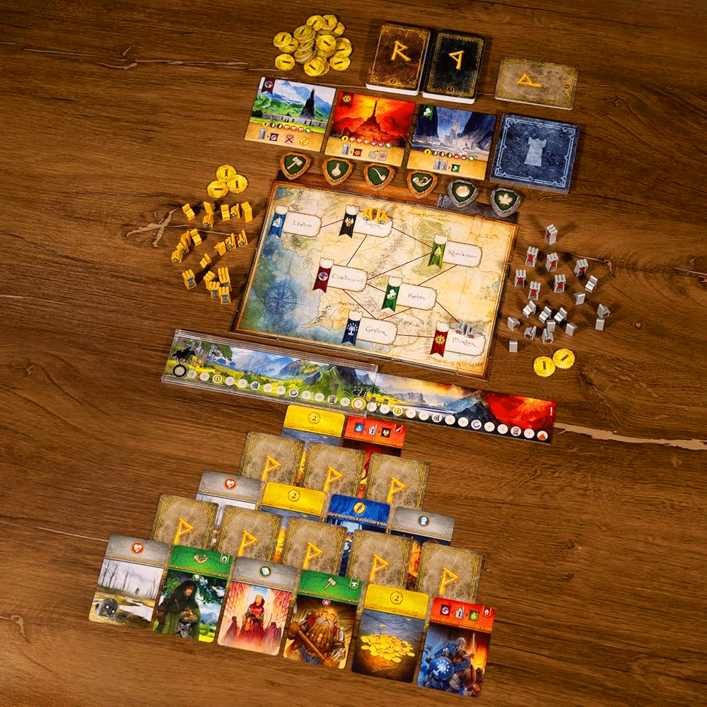 Il Signore degli Anelli: Duel for Middle-Earth Asmodee carte per due giocatori 5425016928226