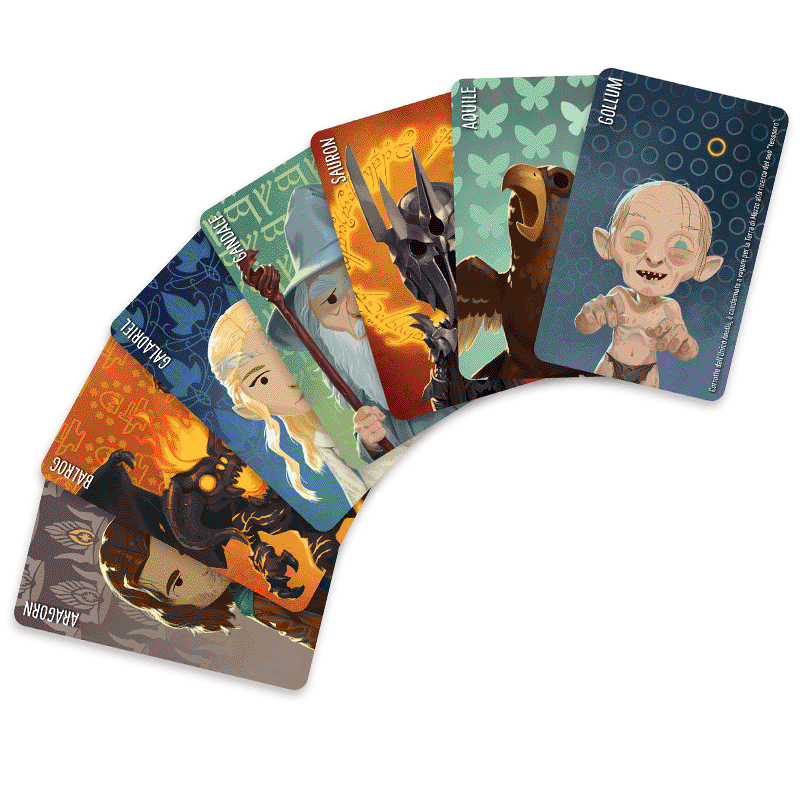 Similo Il Signore degli Anelli Ghenos Games Carte Family 8033609532667