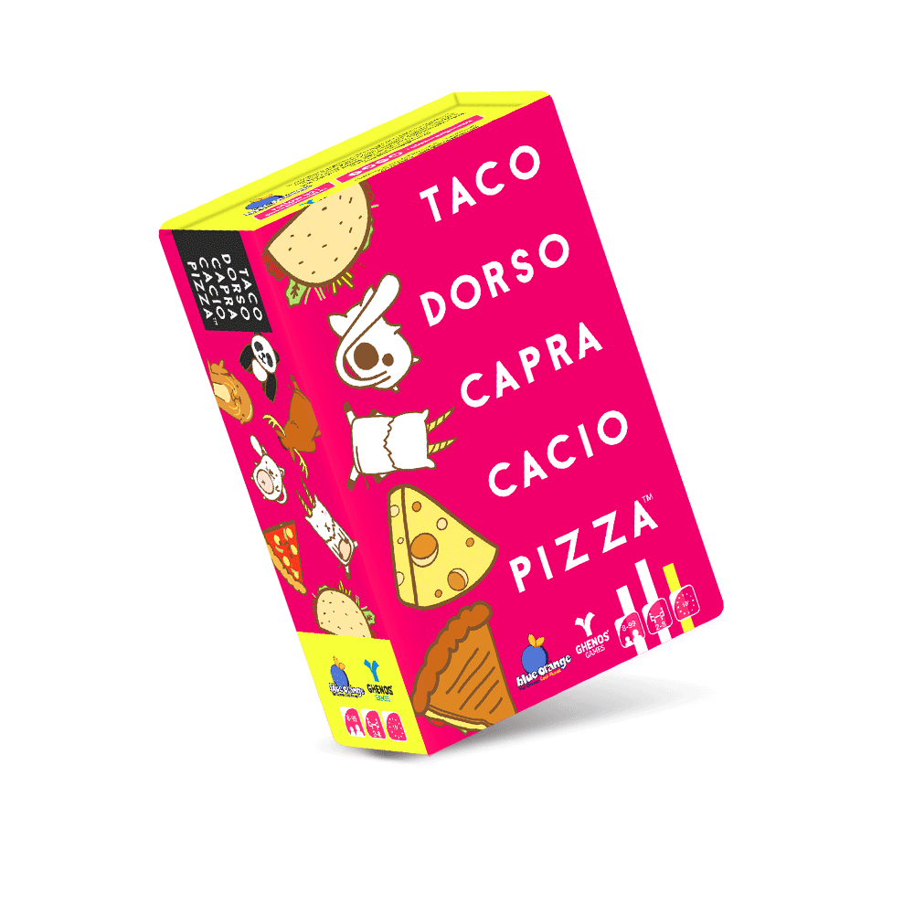 TACO DORSO TORTA PACCO PIZZA Ghenos Games Carte Party Games 8033609532711