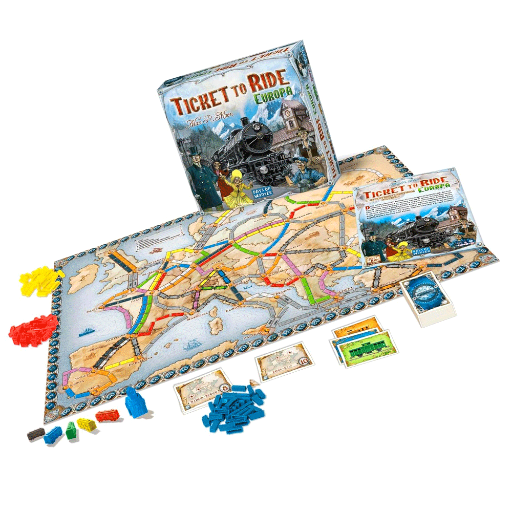 Ticket to Ride - Europa Asmodee Gestionali Family 824968717325