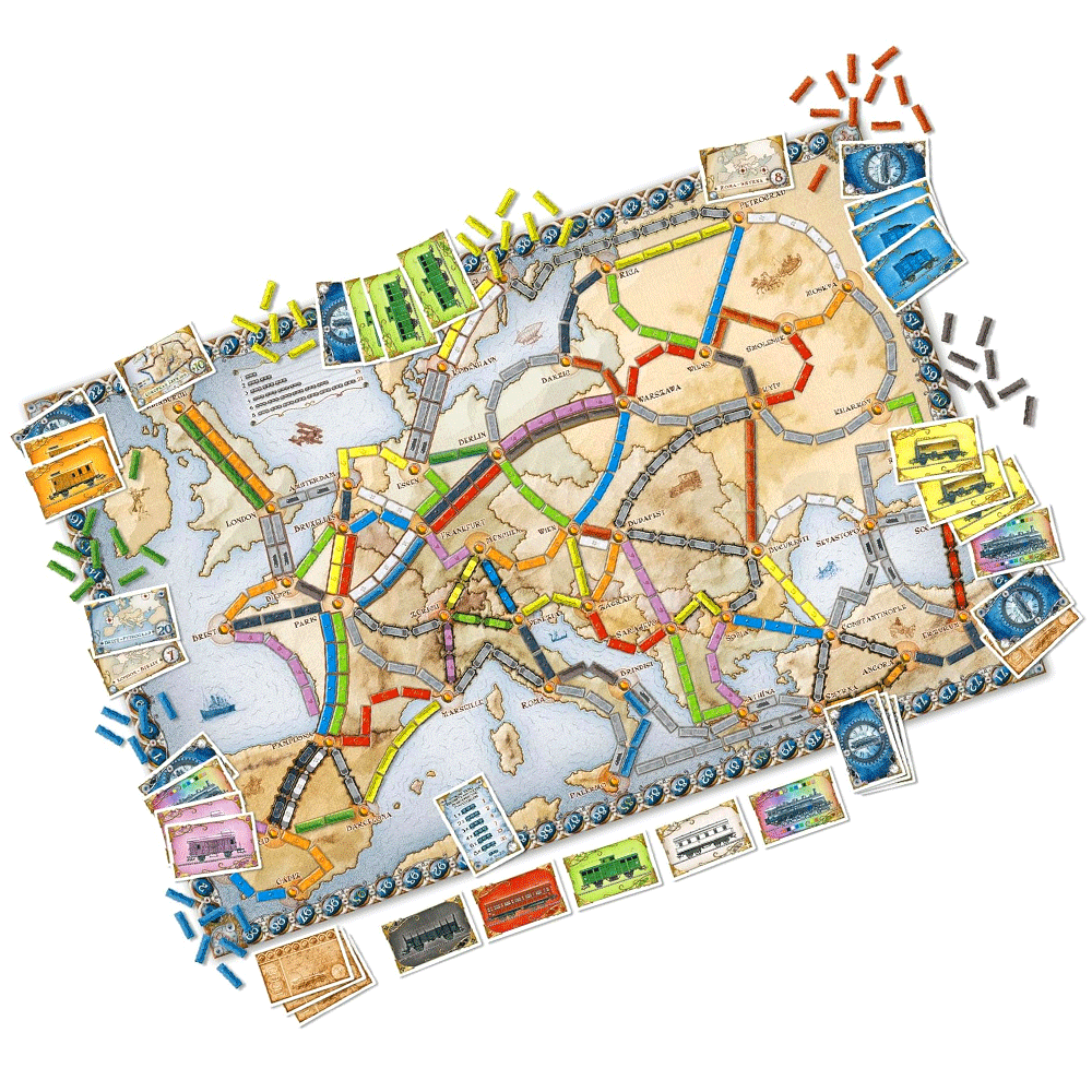 Ticket to Ride - Europa Asmodee Gestionali Family 824968717325