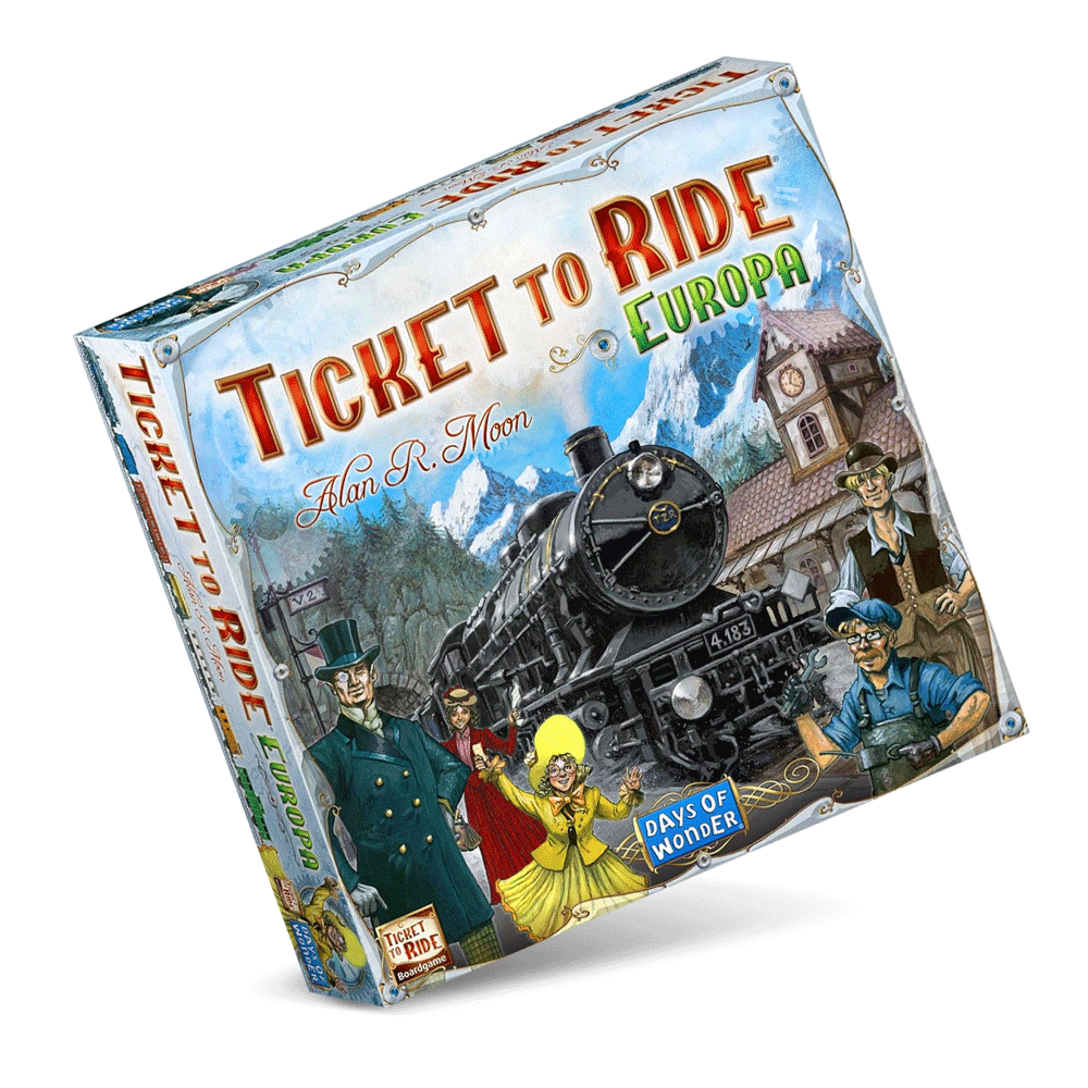 Ticket to Ride - Europa Asmodee Gestionali Family 824968717325