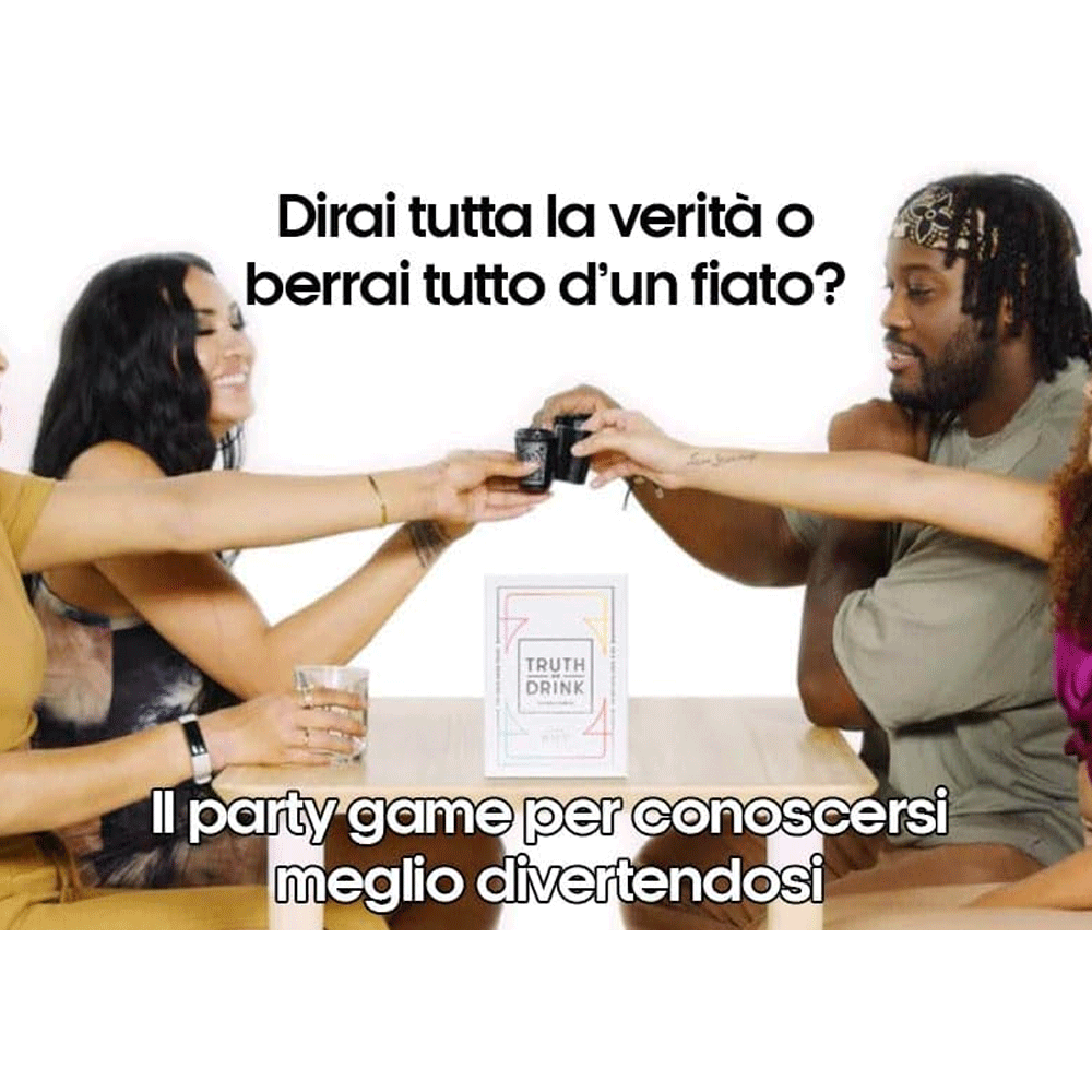 Truth or Drink Studio Supernova carte party games 8052870931184