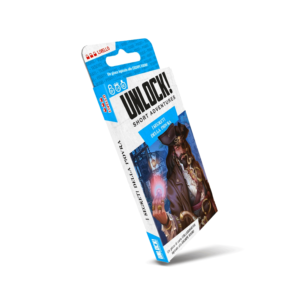 Asmodee Unlock! Short Adventures – I Segreti Della Piovra – Gioco Da Tavolo Escape Room Con App