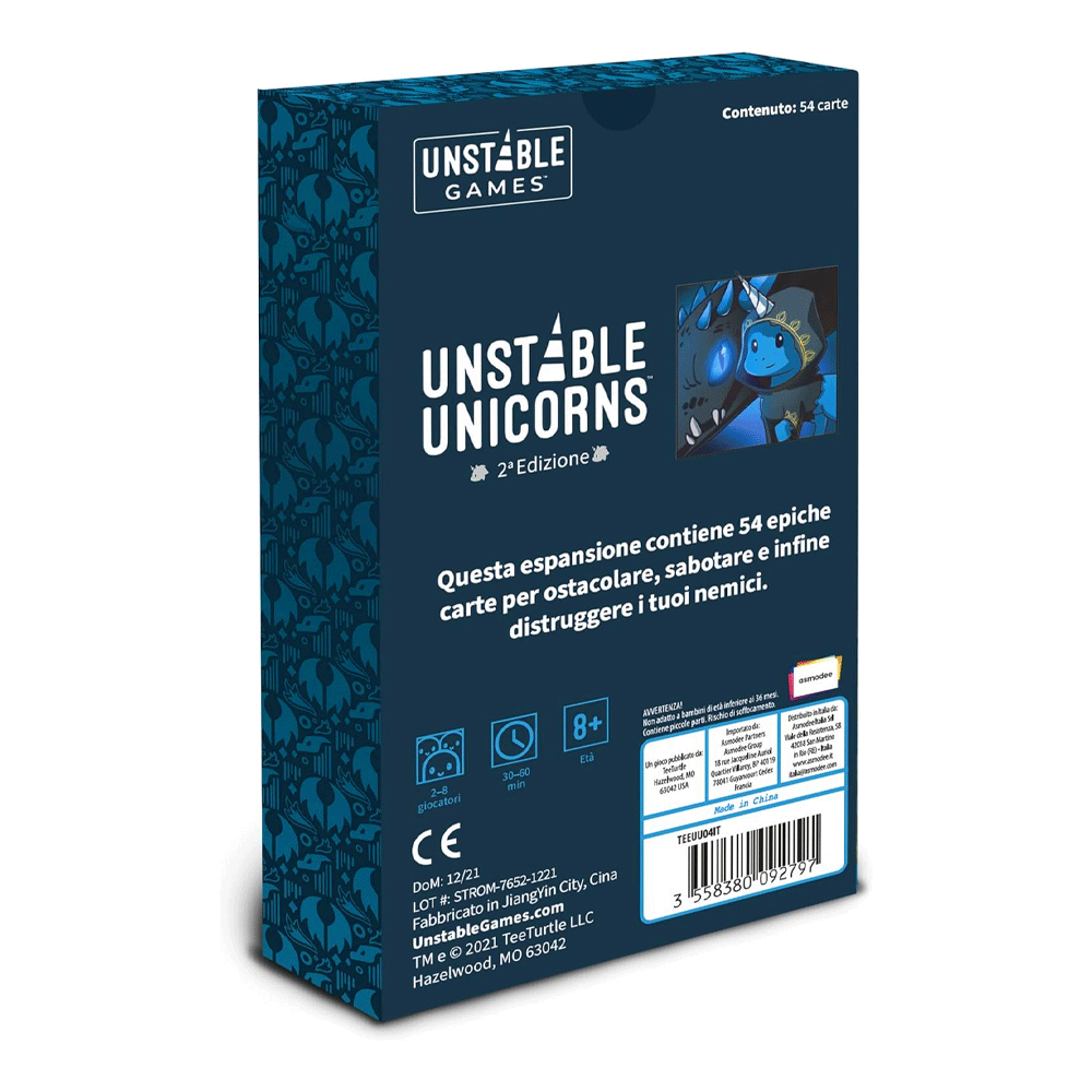 Unstable Unicorns - Esp. Dragons Asmodee Carte Party Games 3558380092797