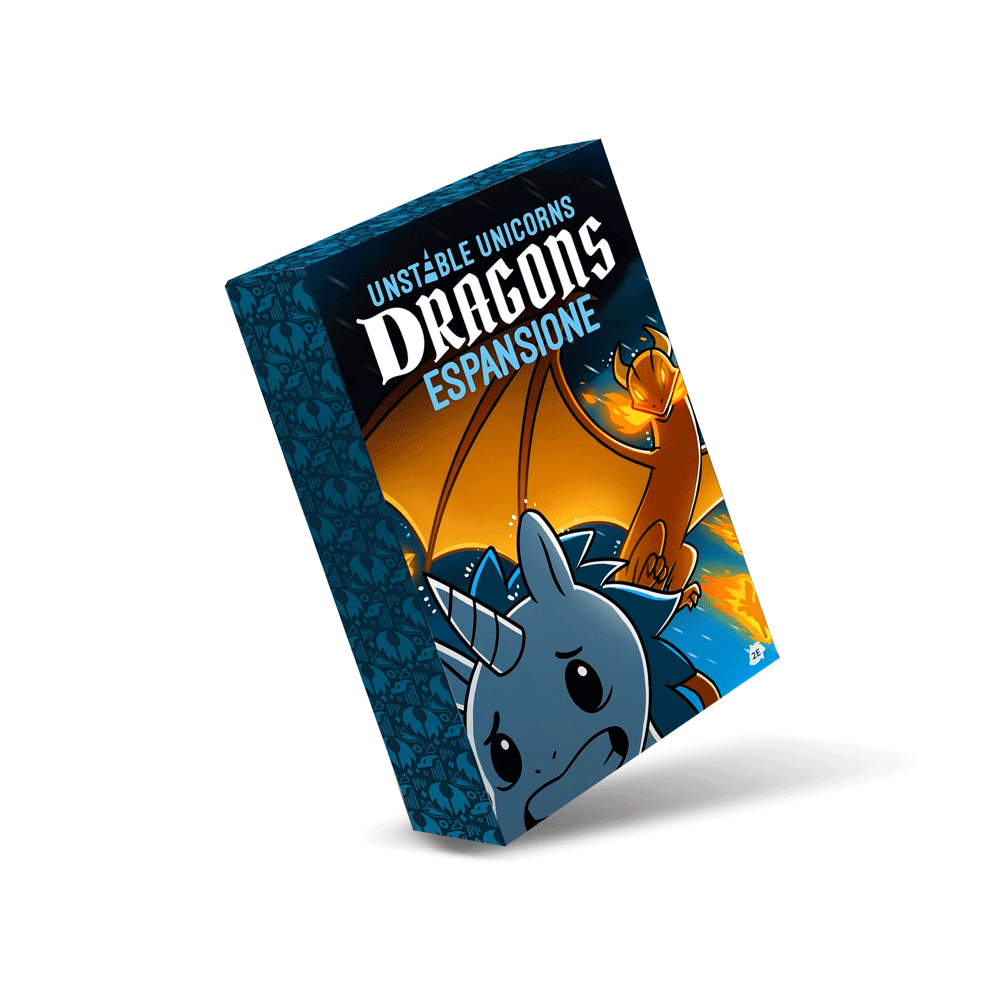 Unstable Unicorns - Esp. Dragons Asmodee Carte Party Games 3558380092797