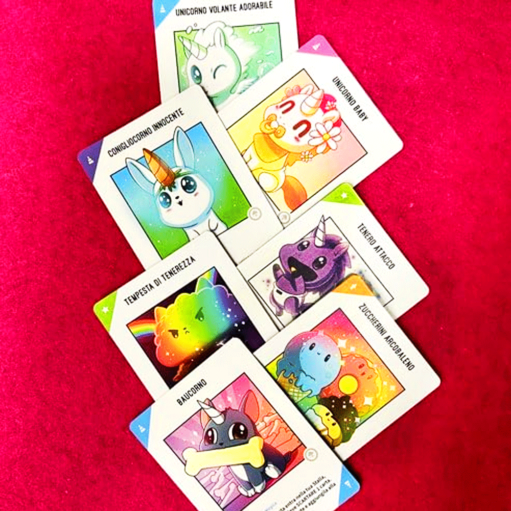 Unstable Unicorns - Esp. Rainbow Apocalypse Asmodee Carte Party Games 3558380092858