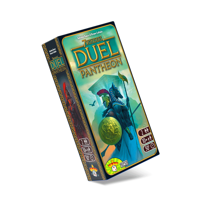 7 Wonders Duel espansione Pantheon Asmodee per due Carte