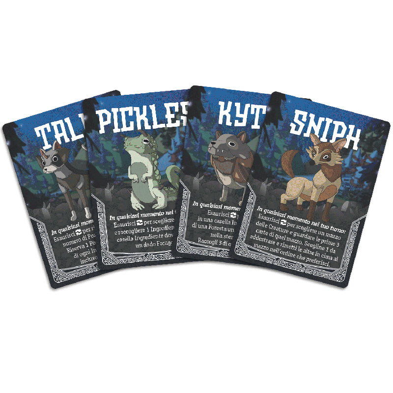 Brew carte promo Creature da Compagnia Ghenos Games