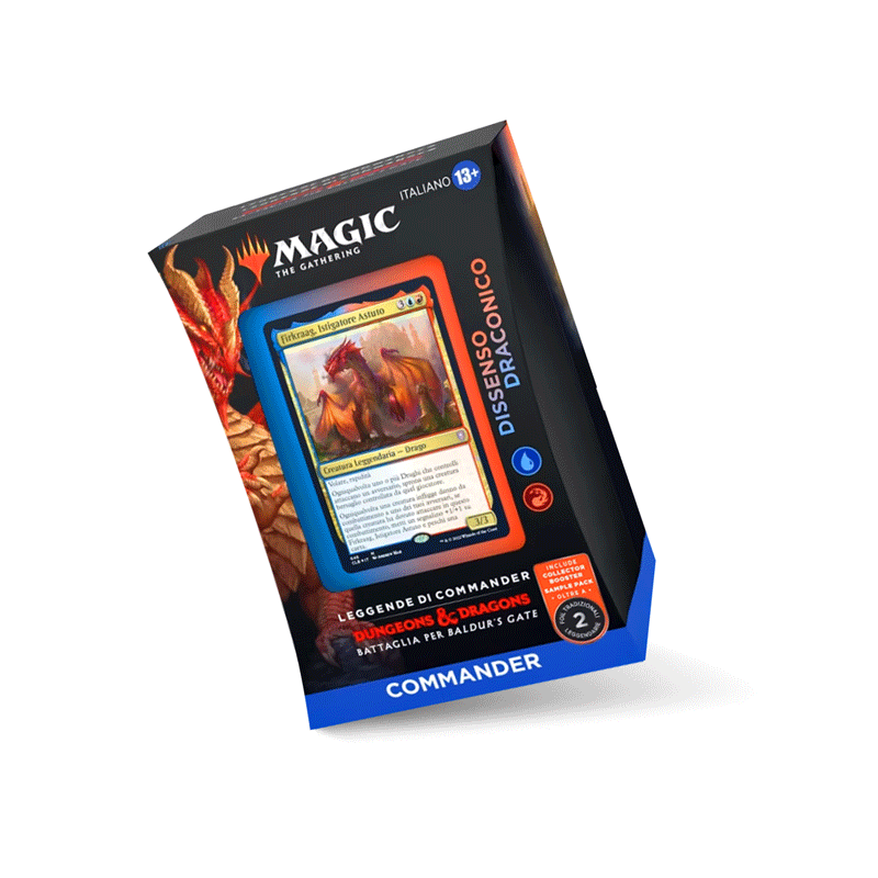 Deck Leggende di Commander: Baldur's Gate Dissenso Draconico ita Magic the Gathering 5010994133092