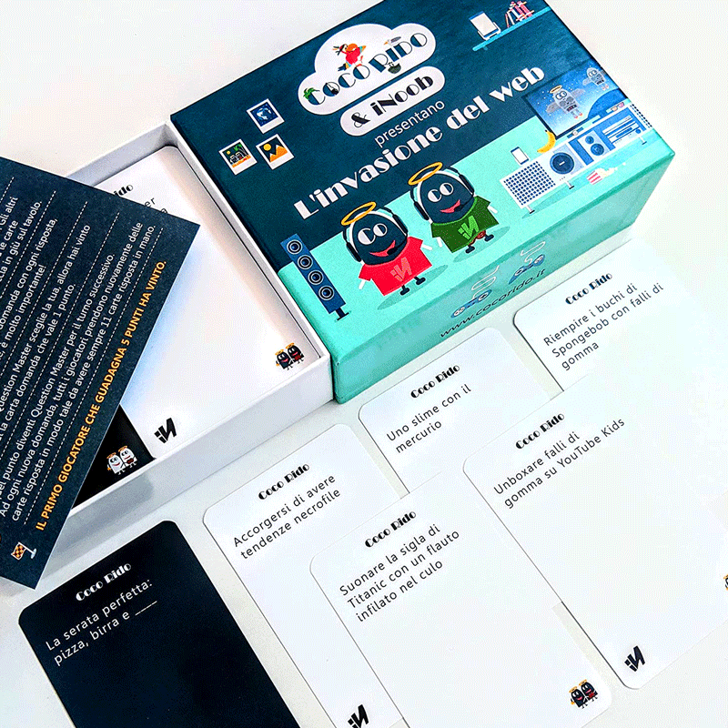 Coco Rido L'invasione del Web carte party games 3770010367277