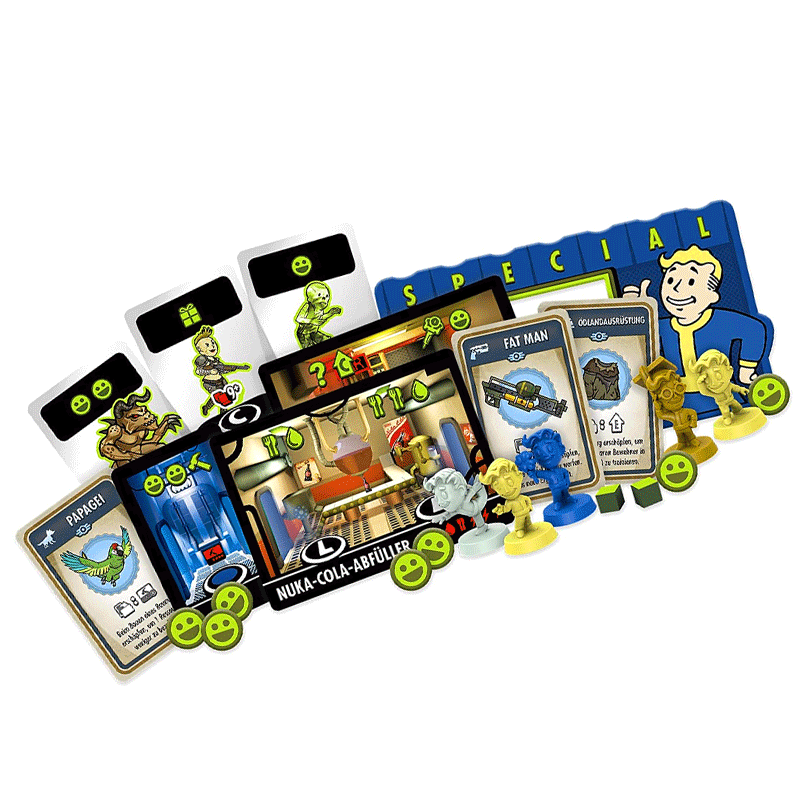Fallout Shelter il gioco da tavolo asmodee carte family 3558380069751