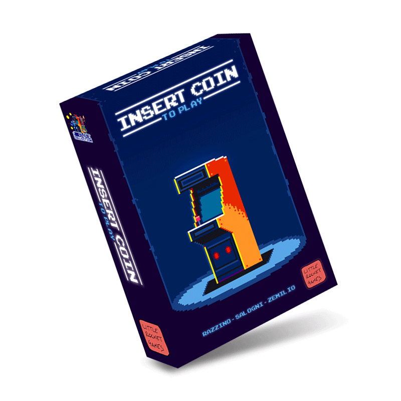Insert Coin To Play Little Rocket Games Veloci Family 0806891847218