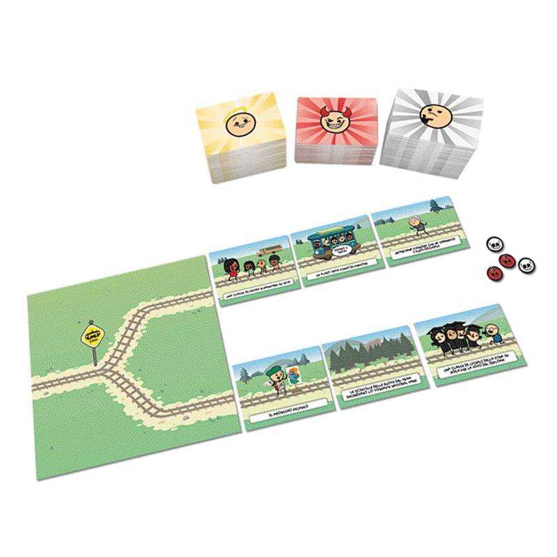 Il Trauma del Tram Asmodee Party Games Competitivo 3558380076049