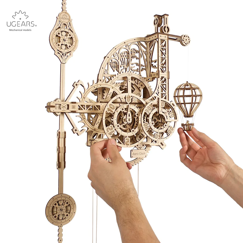 Orologio Aereo - modellino legno UGEARS 4820184121232