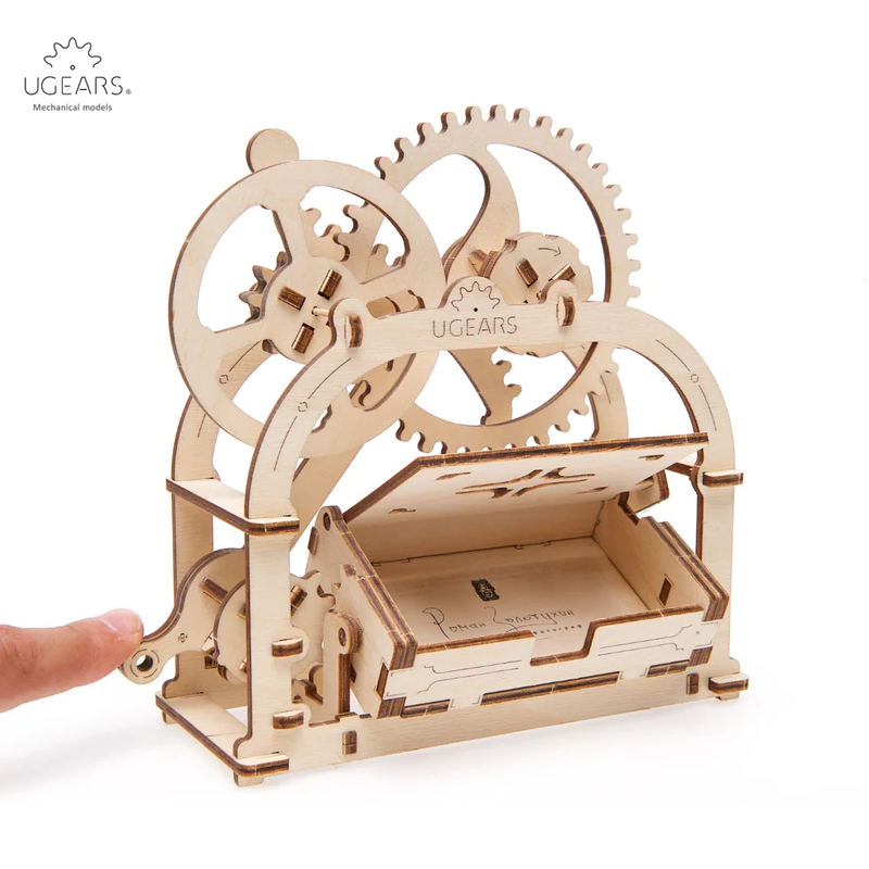 Scatola portabiglietti da visita - modelli UGEARS 4820184120211