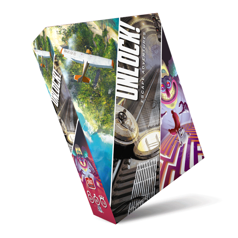 UNLOCK! Escape Adventures Asmodee Escape Room Family 3558380044789