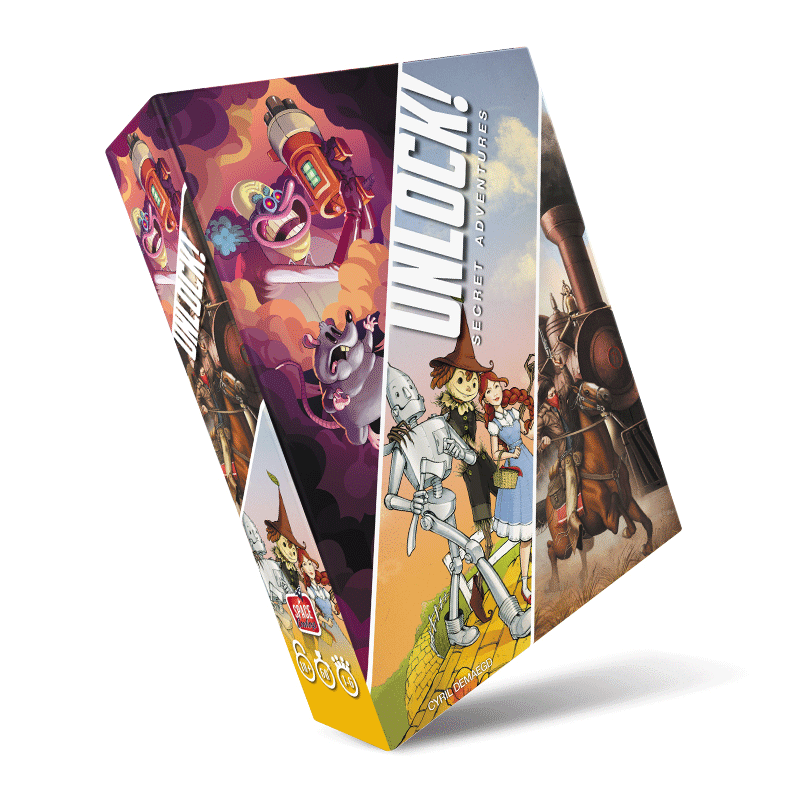 UNLOCK! Secret Adventures Asmodee Escape Room Family 3558380054986