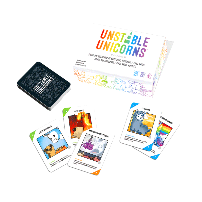 Unstable Unicorns Asmodee Carte Party Games 3558380079903