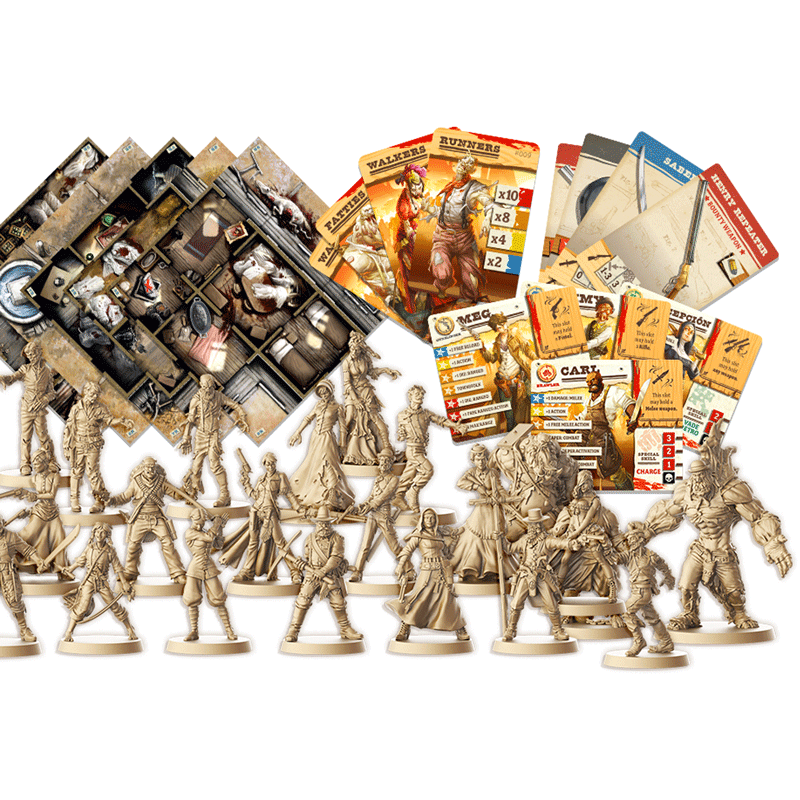 Zombicide Undead or Alive Asmodee Miniature Esperti 3558380097204