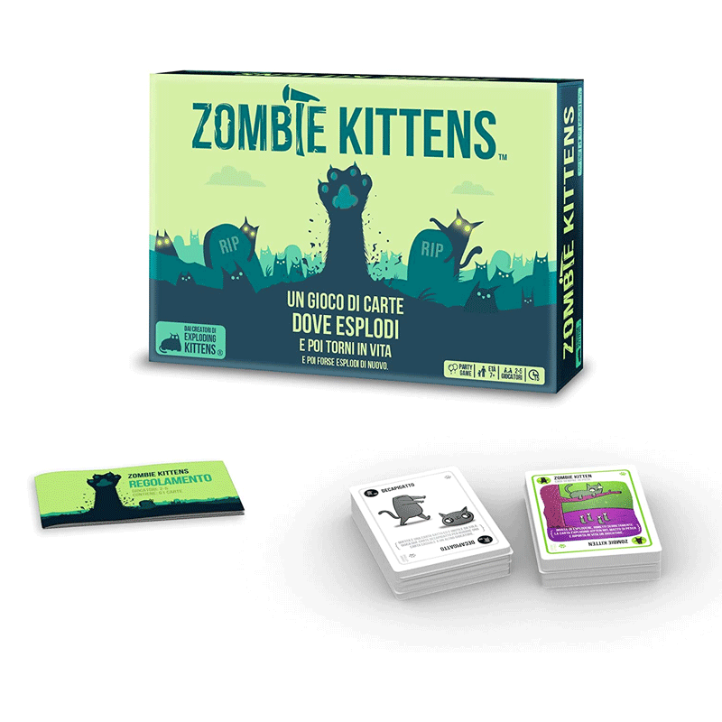 Zombie Kittens Asmodee Carte Party Games 0810083043692