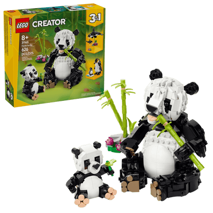 Famiglie di Animali: Panda 3 in 1 LEGO Creator 31165