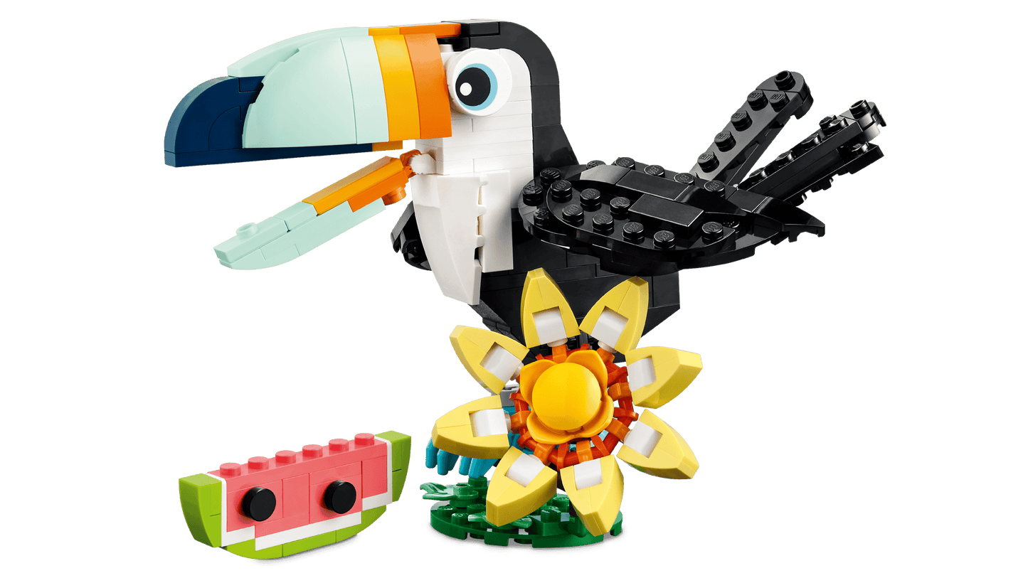 Animali Selvatici: Tucano Tropicale 3 in 1 LEGO Creator 31173