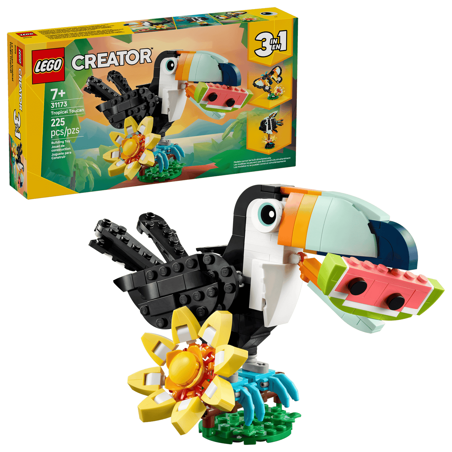 Animali Selvatici: Tucano Tropicale 3 in 1 LEGO Creator 31173