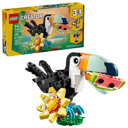 Animali Selvatici: Tucano Tropicale 3 in 1 LEGO Creator 31173