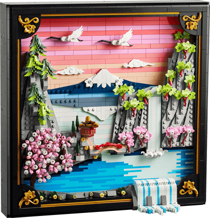 Paesaggio giapponese con ciliegi fioriti LEGO ART 31218