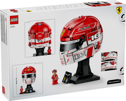 Casco di Charles Leclerc Scuderia Ferrari HP Lego Editions 43014
