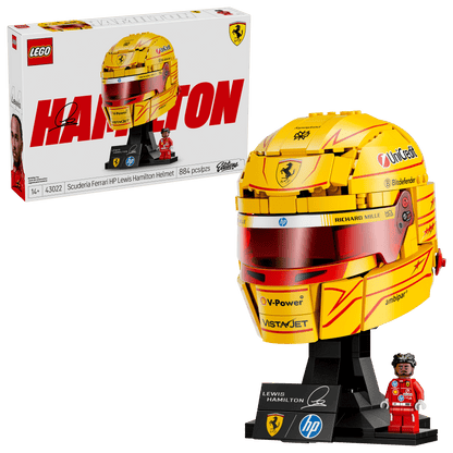 Casco di Lewis Hamilton Scuderia Ferrari HP Lego Editions 43022