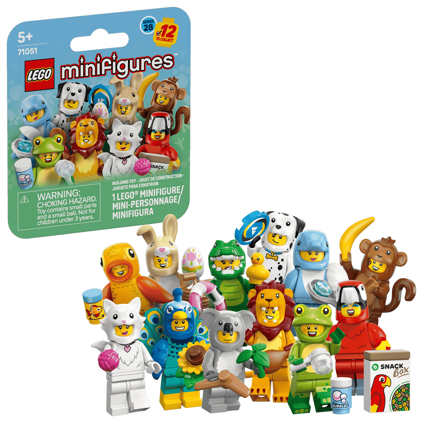 Minifigures serie animali 28 LEGO 71051