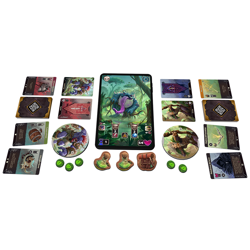 Boss Fighters QR Asmodee Avventura Family 3558380138228