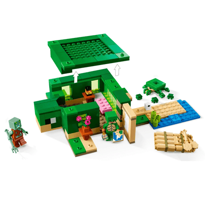 Beach House della tartaruga LEGO Minecraft 21254