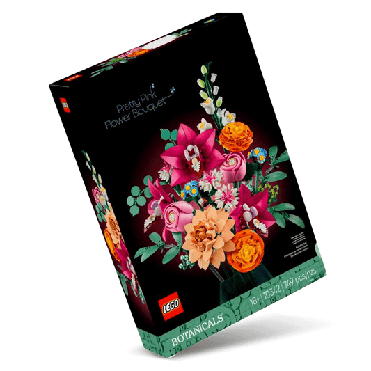 Bouquet di fiori rosa Lego Botanicals 10342