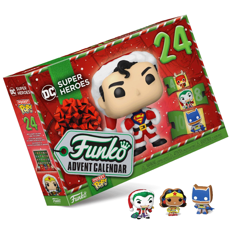 Calendario dell’Avvento DC Super Heroes Funko Pop 889698730778