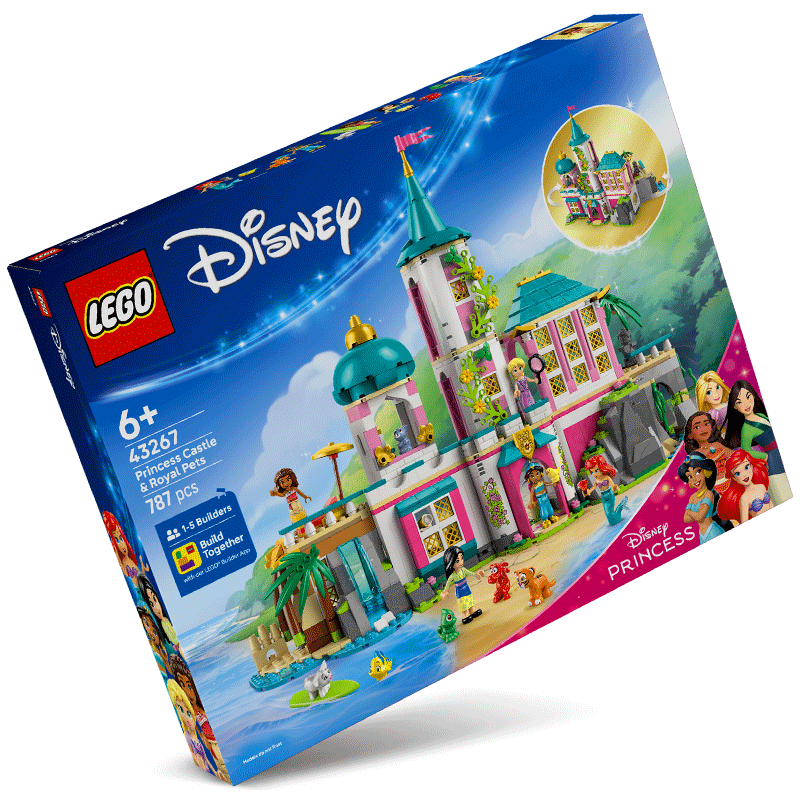 Castello della Principessa e Animali Reali LEGO Disney 43267