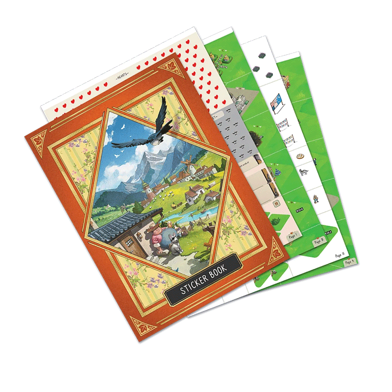 Cozy Stickerville Asmodee family avventura841333136369